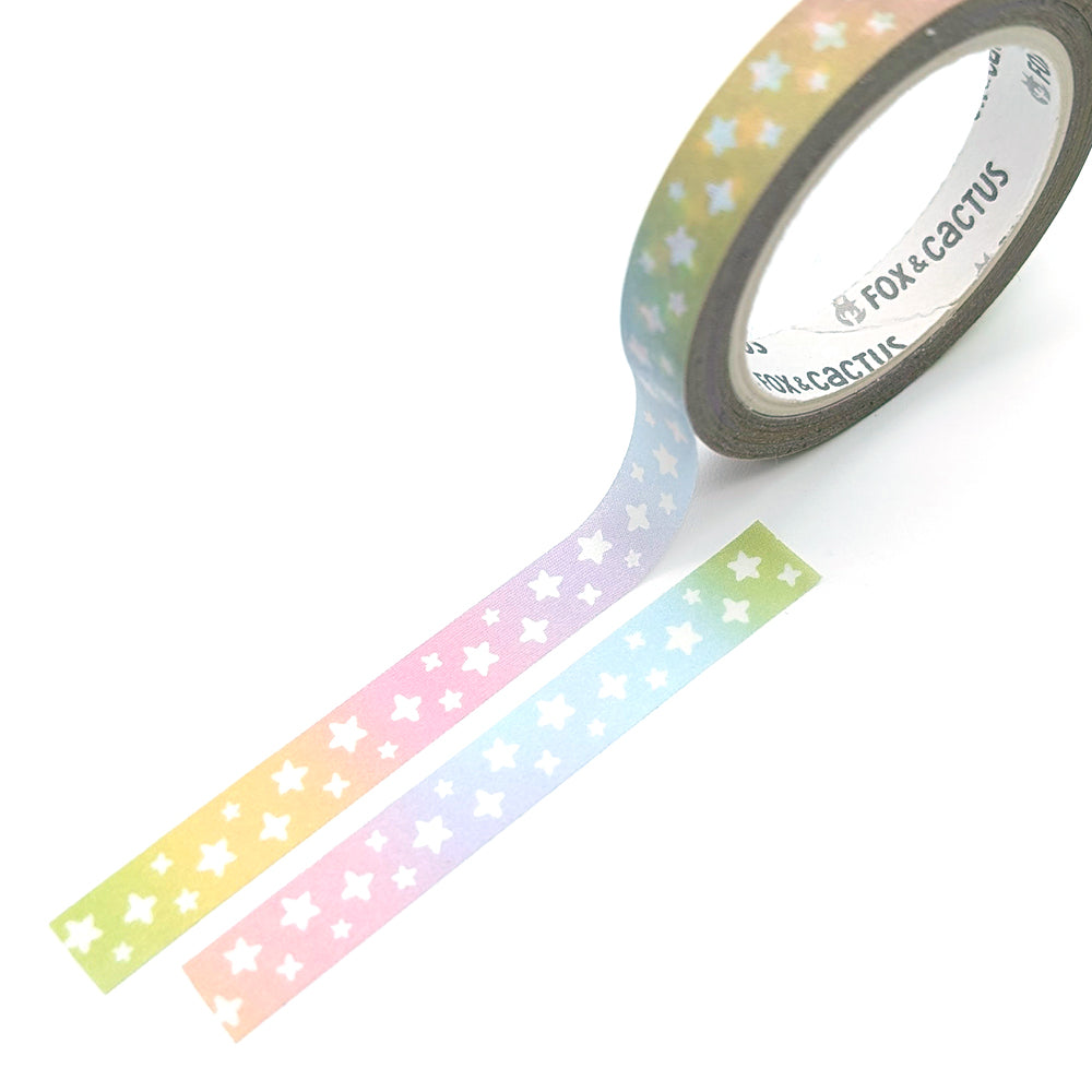 Rainbow Twinkle Washi Tape