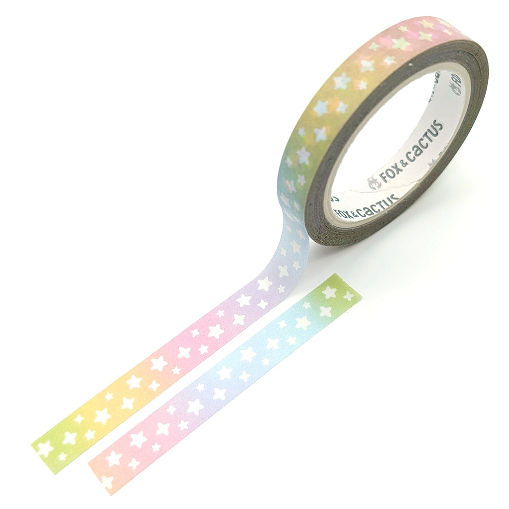 Rainbow Twinkle Washi Tape