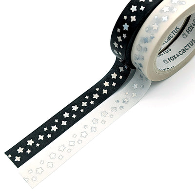 Twinkle (Black) Washi Tape (Holo Foil)