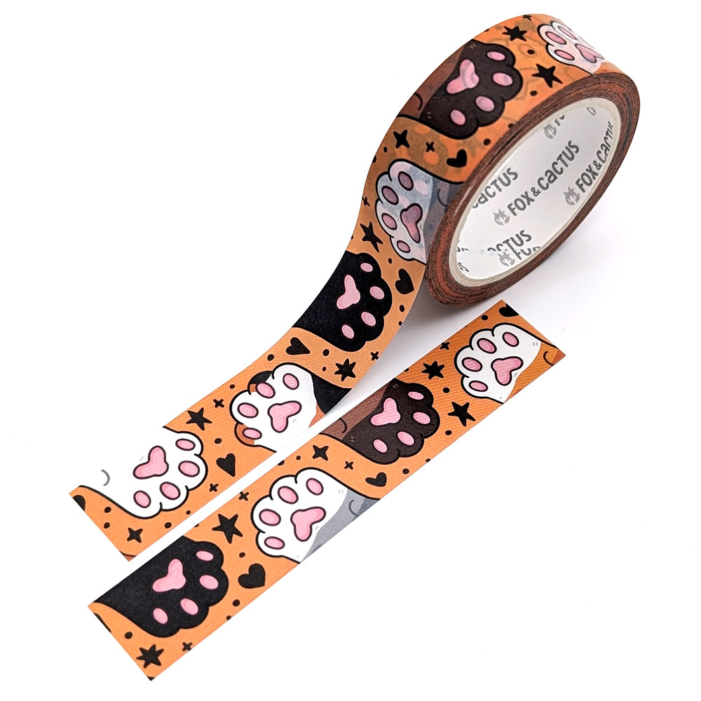 Halloween Cat Beans Washi Tape