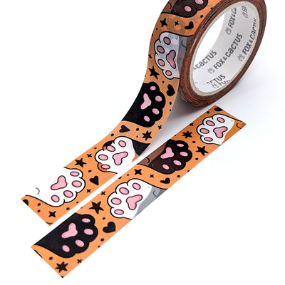 Halloween Cat Beans Washi Tape