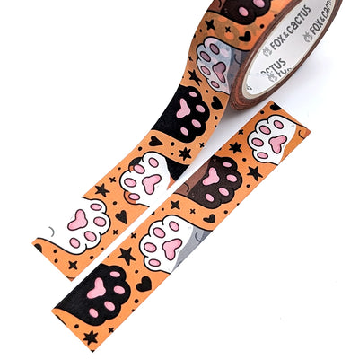 Halloween Cat Beans Washi Tape