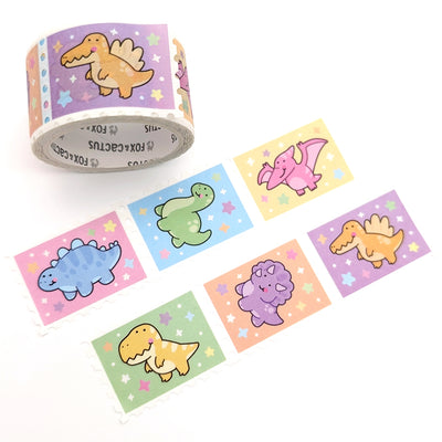 Dino Friends Stamp Washi Tape