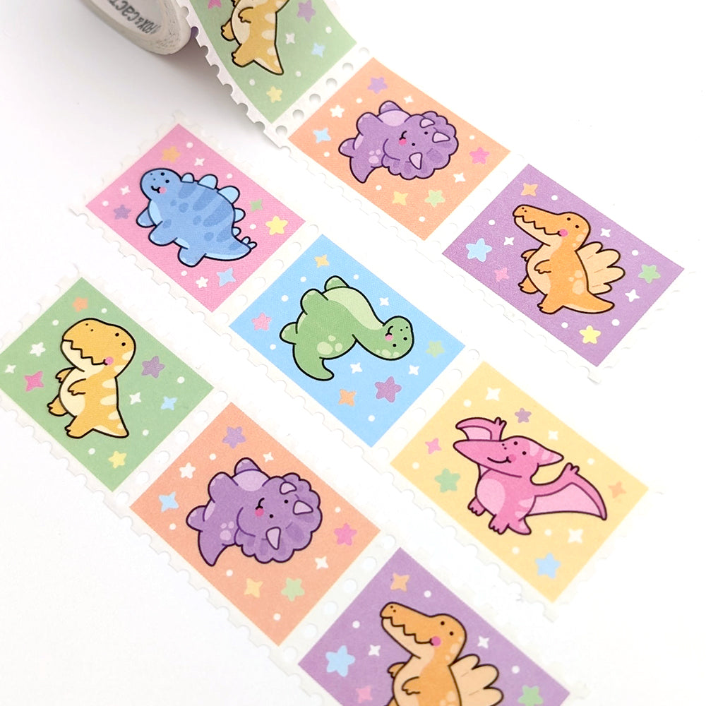 Dino Friends Stamp Washi Tape