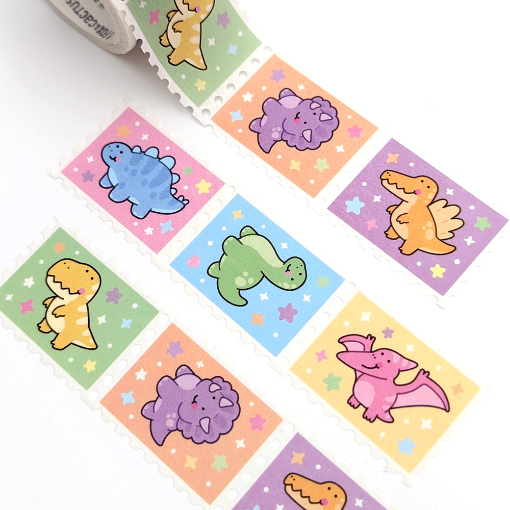 Dino Friends Stamp Washi Tape