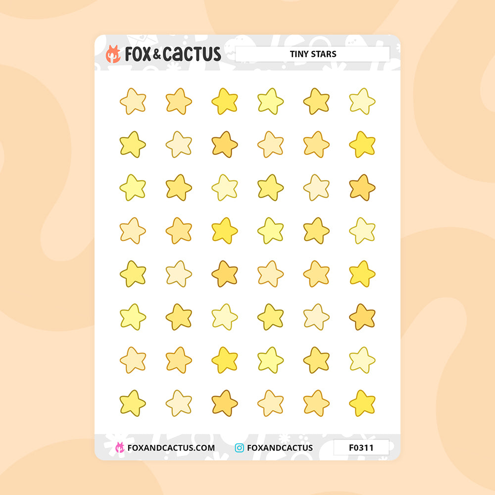 Tiny Star Stickers