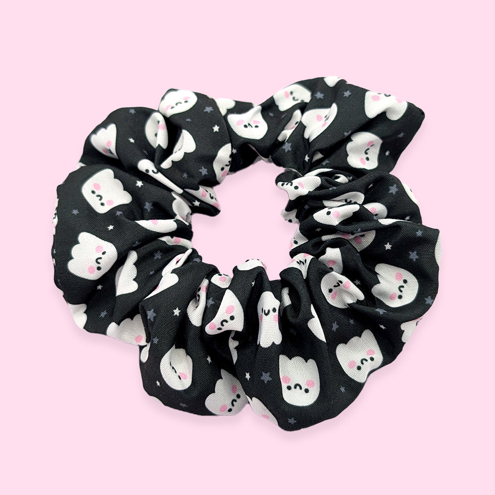 Ghosties (Black) Scrunchie