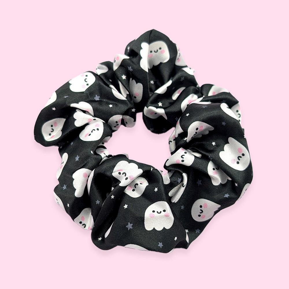 Ghosties (Black) Scrunchie