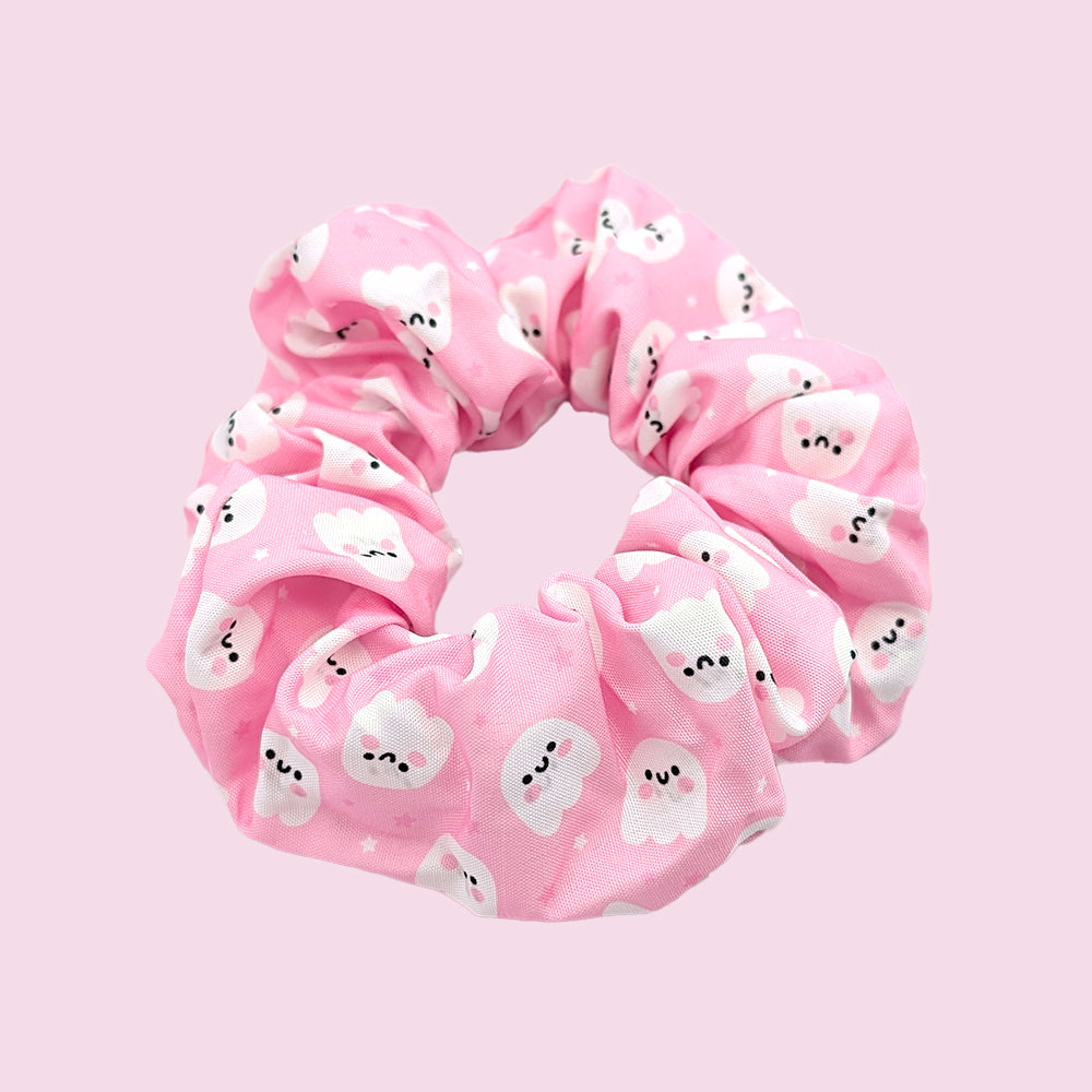 Ghosties (Pink) Scrunchie