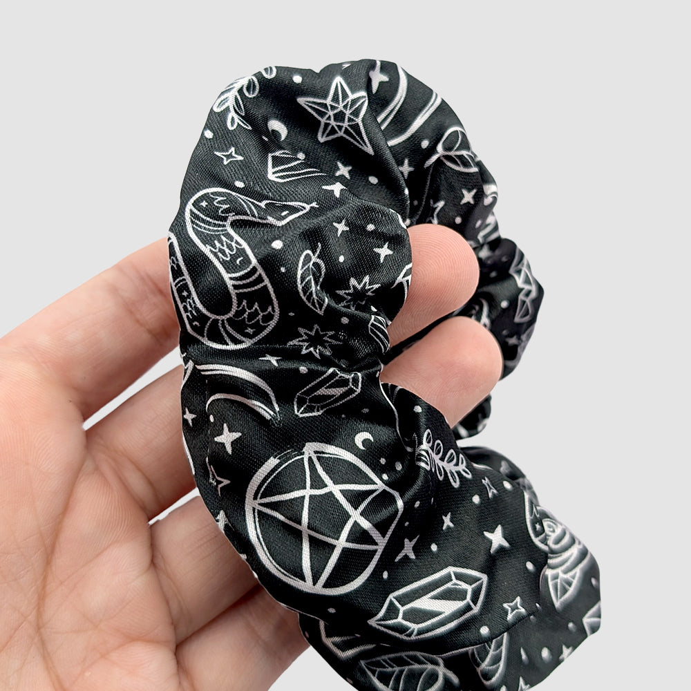 Witchy Vibes (Black) Scrunchie