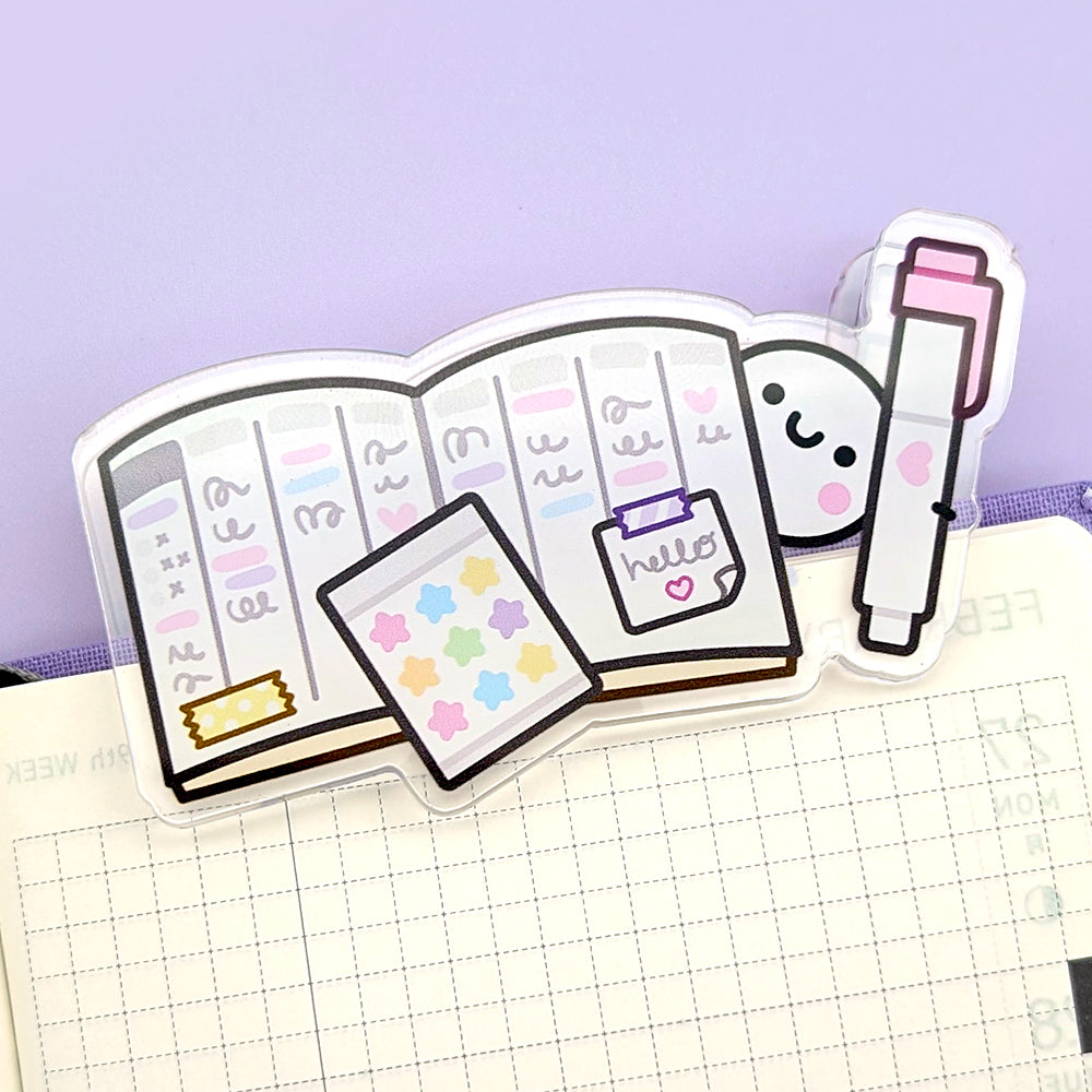 Planner Squish Acrylic Clip