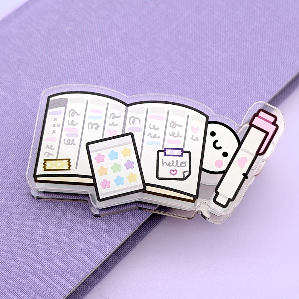 Planner Squish Acrylic Clip