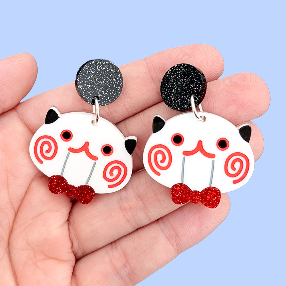 [PREORDER] Billy the Cat Earrings