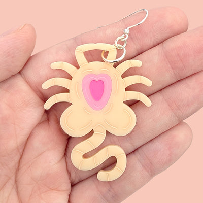 Facehugger Earrings