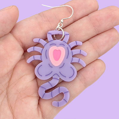 Facehugger Earrings