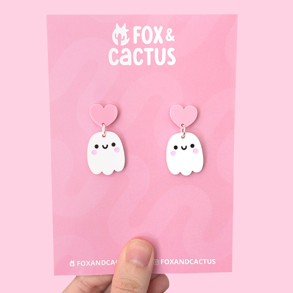 [PREORDER] Mixed Emotions Ghost Earrings