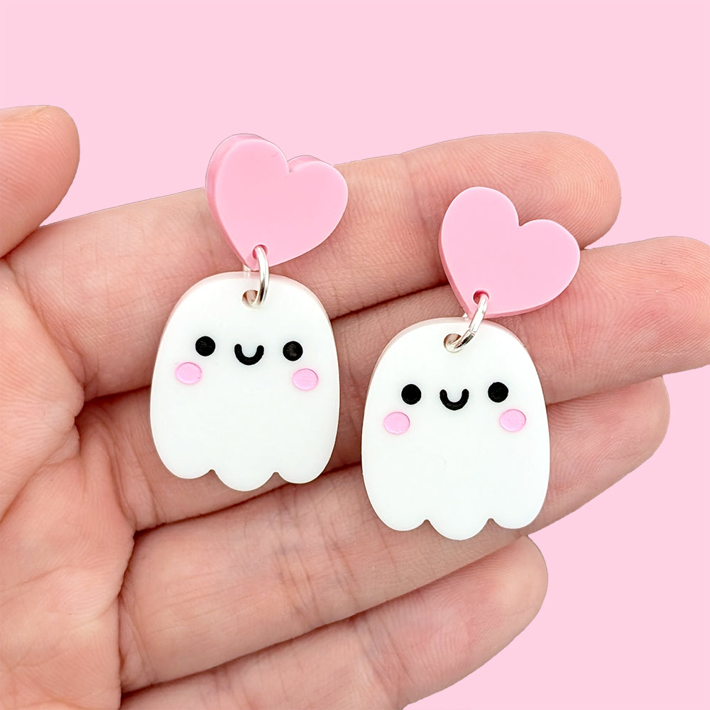 [PREORDER] Mixed Emotions Ghost Earrings