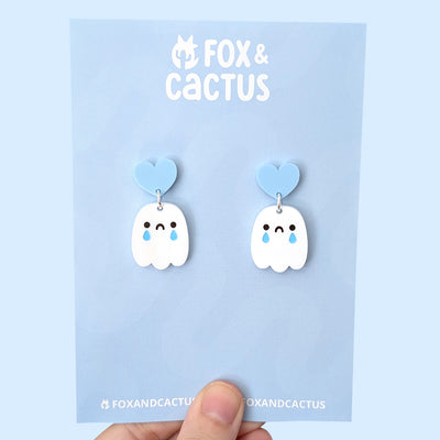 [PREORDER] Mixed Emotions Ghost Earrings