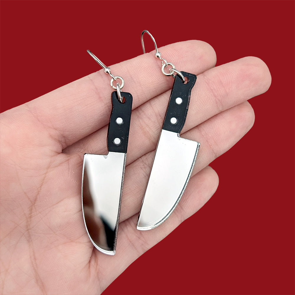 Knife Dangle Earrings