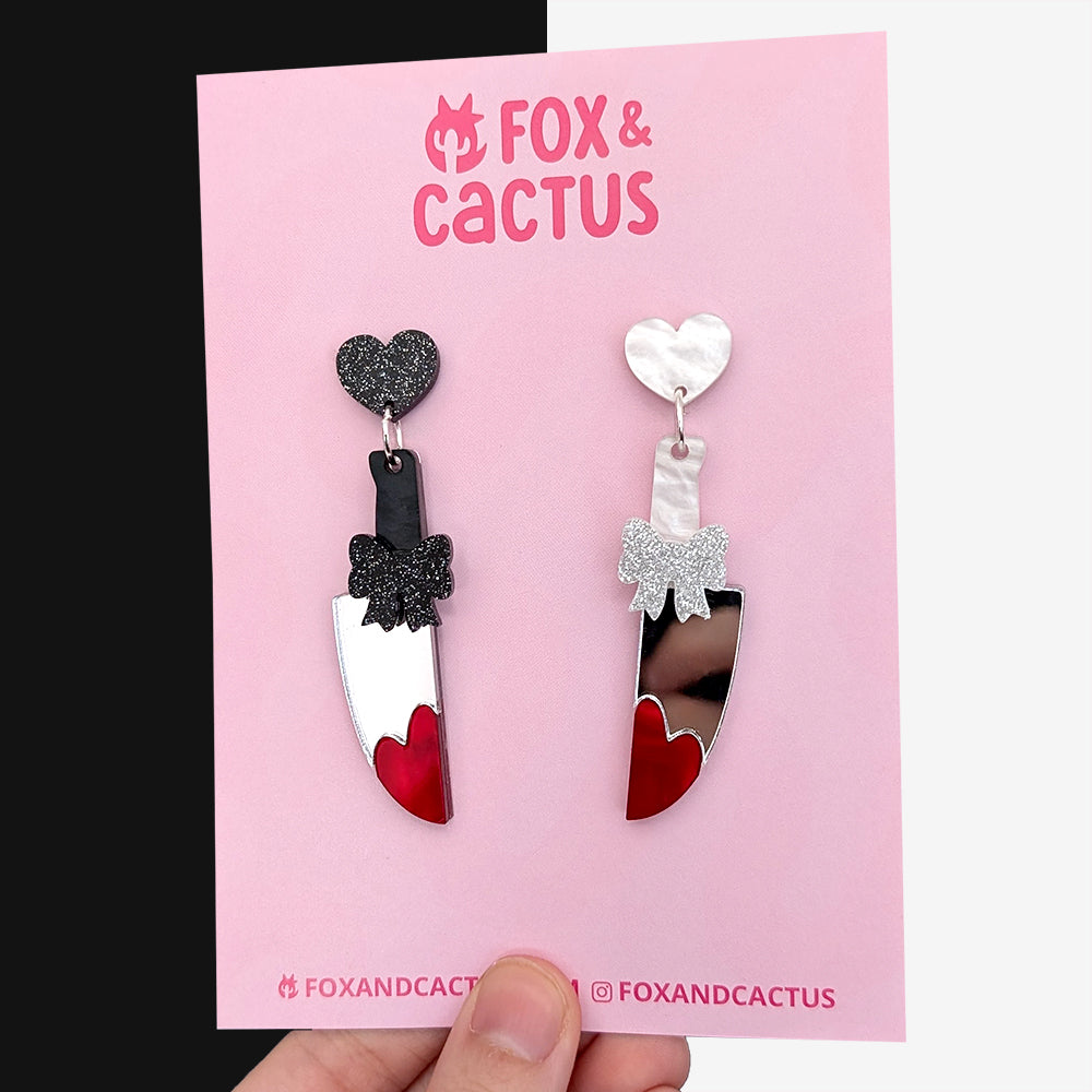 Enemies to Lovers Knife Earrings