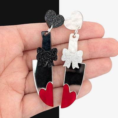 Enemies to Lovers Knife Earrings