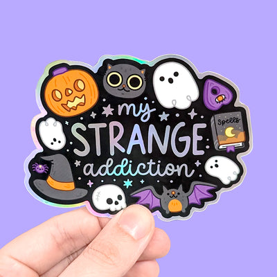 My Strange (Halloween) Addiction Vinyl Sticker