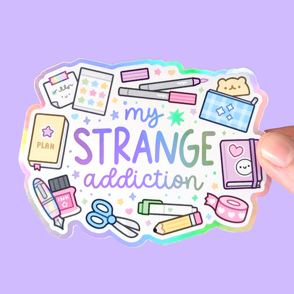 My Strange (Planner) Addiction Vinyl Sticker