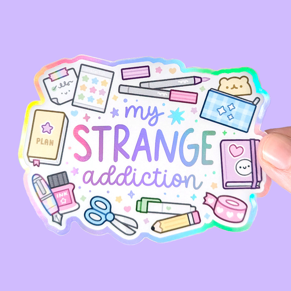 My Strange (Planner) Addiction Vinyl Sticker