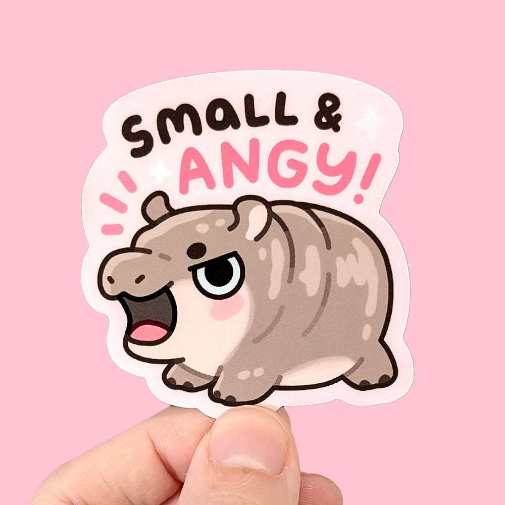 Small & Angy Vinyl Sticker