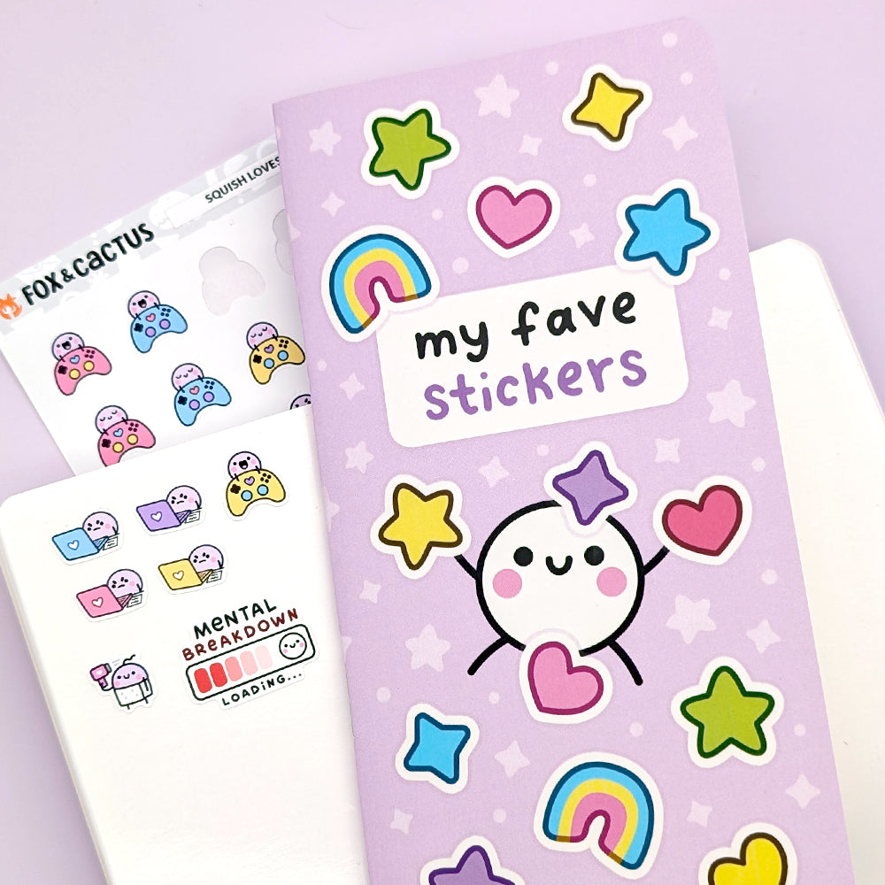 (Imperfect) Squish's Faves Reusable Sticker Book