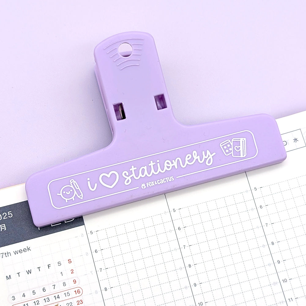 I Love Stationery Magnetic Clip