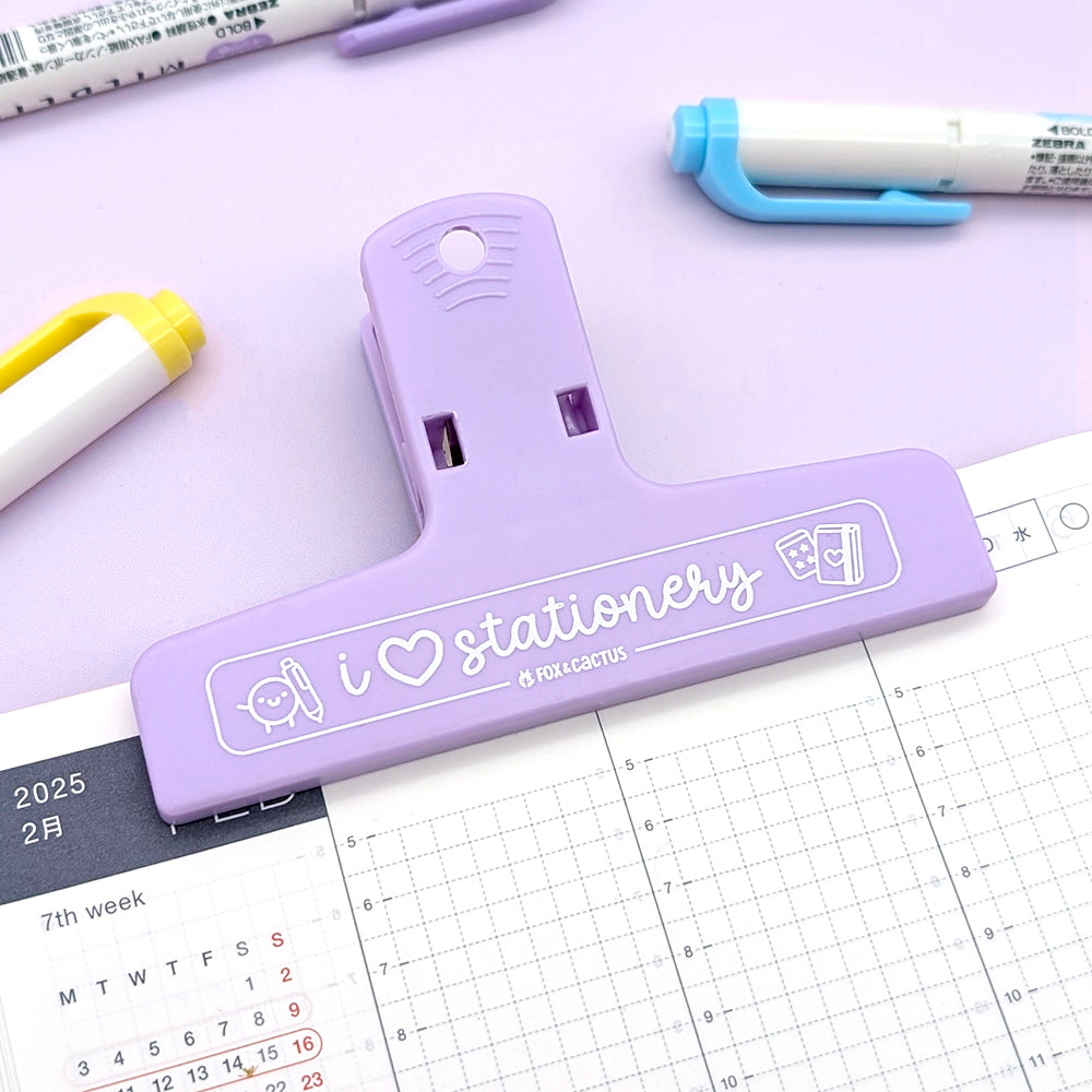 I Love Stationery Magnetic Clip