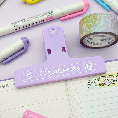 I Love Stationery Magnetic Clip