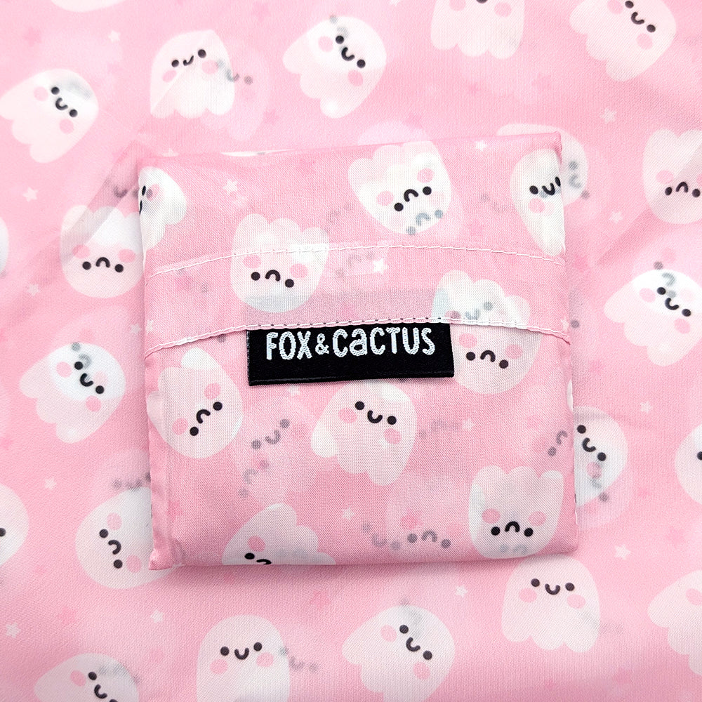 Ghosties (Pink) Reusable Tote Bag