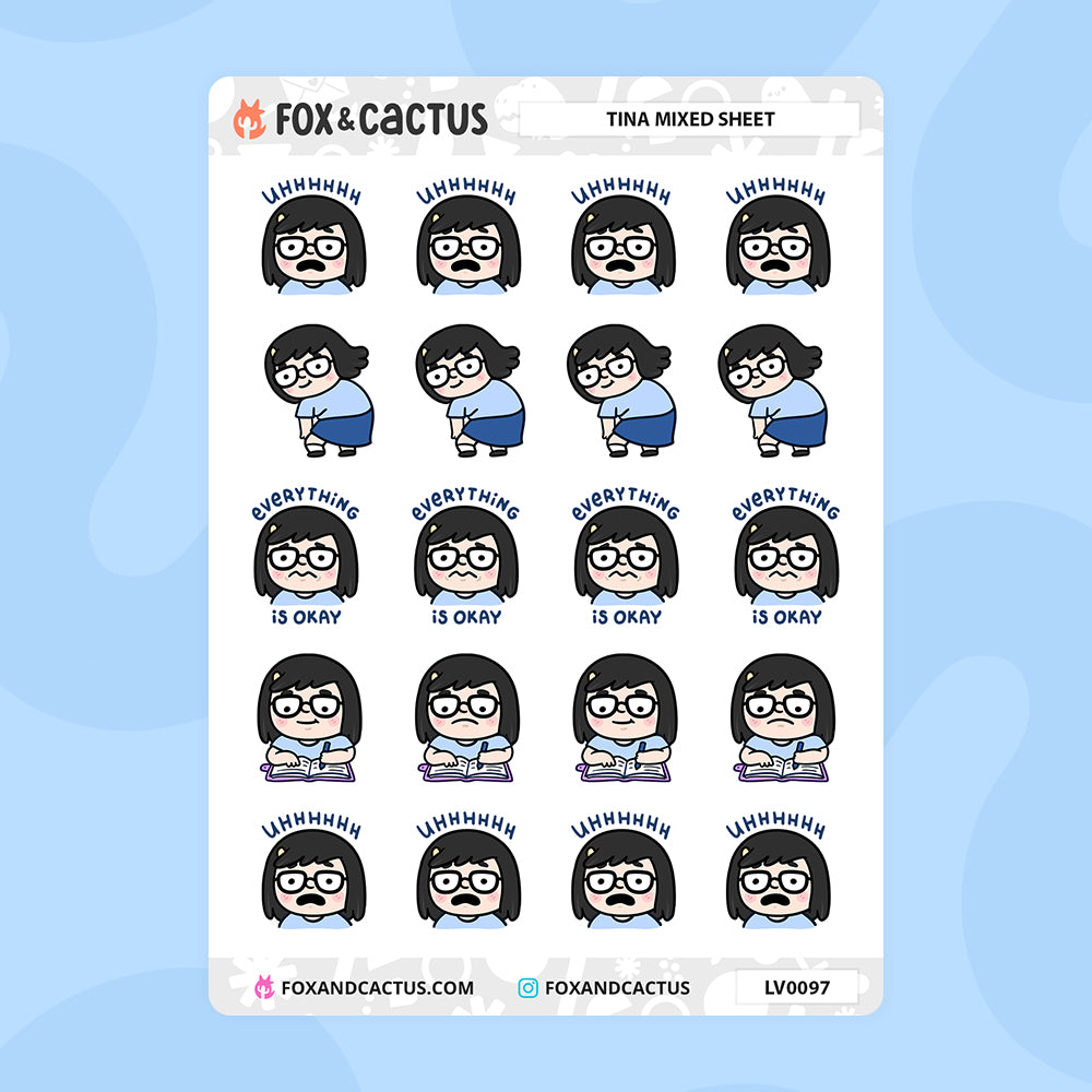 LIMITED Tina Mixed Stickers