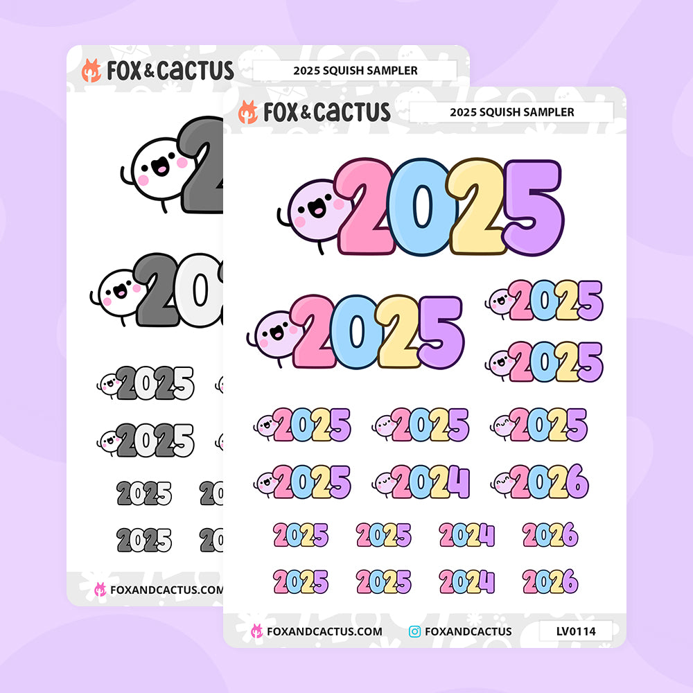 LIMITED 2025 Squish Stickers