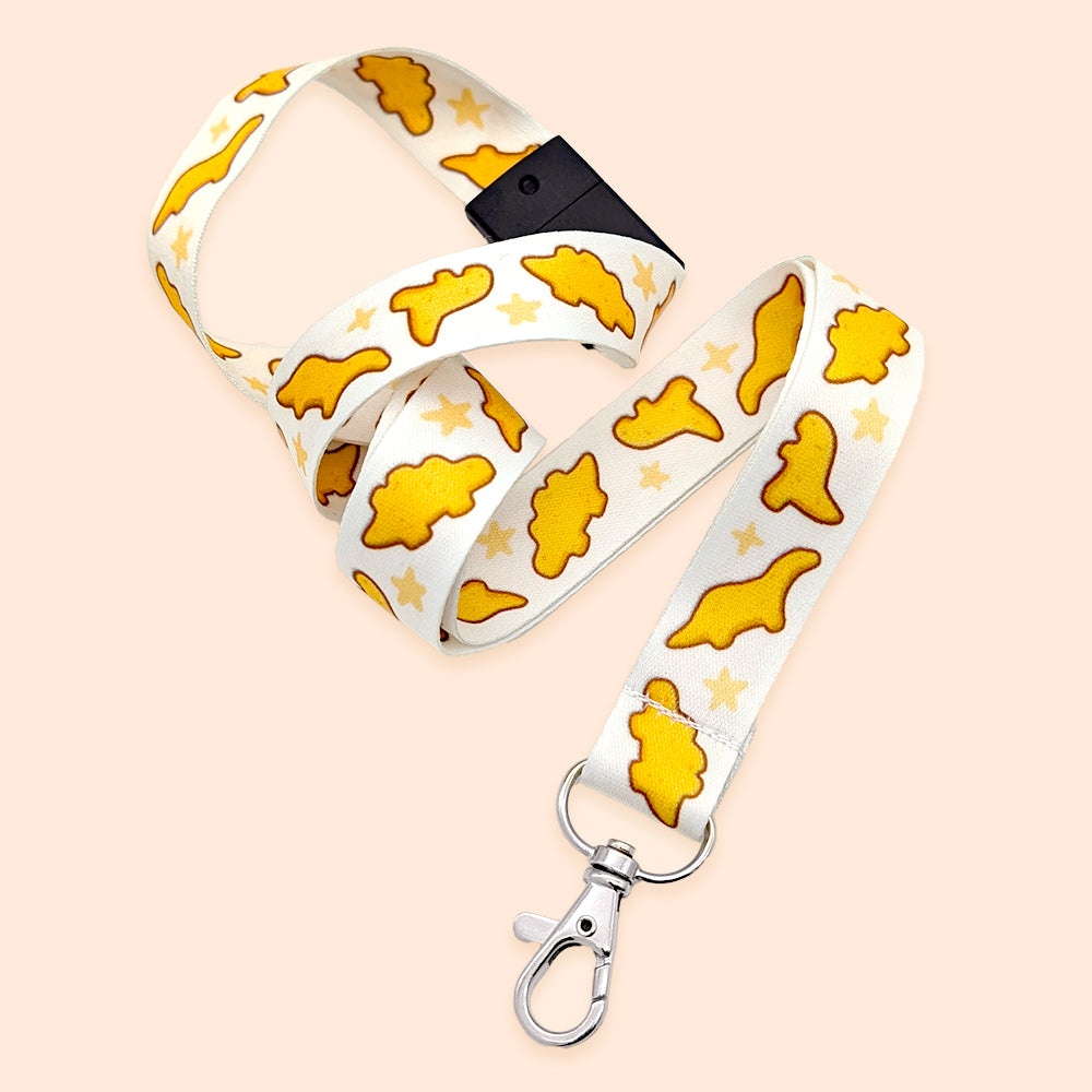 Dino Nuggets Lanyard