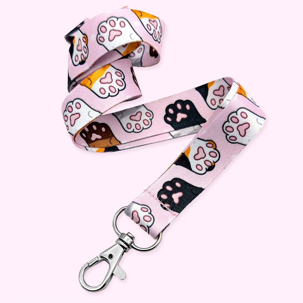 Cat Beans (Pink) Lanyard