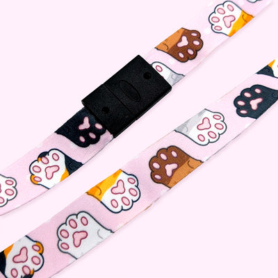 Cat Beans (Pink) Lanyard