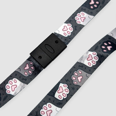 Spooky Cat Beans Lanyard