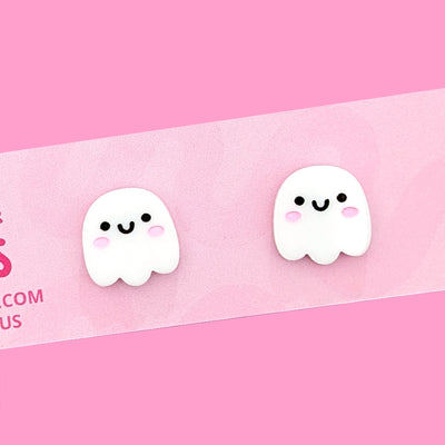 Happy Ghost Stud Earrings