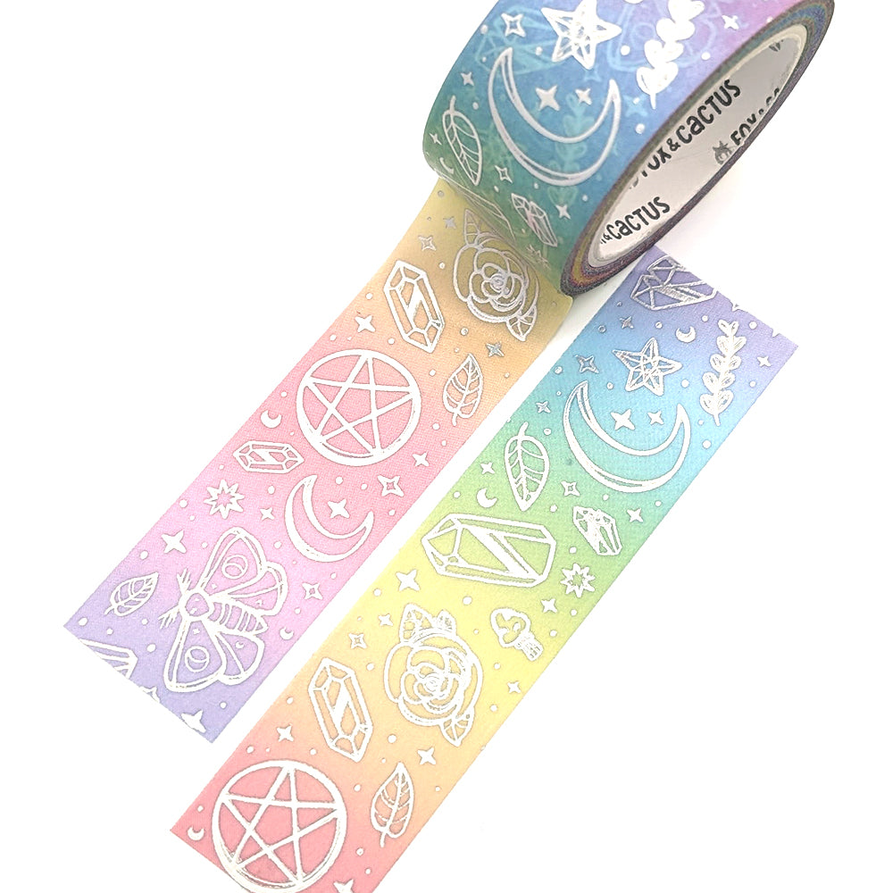 Witchy Vibes (Rainbow) Washi Tape (Holo Foil)