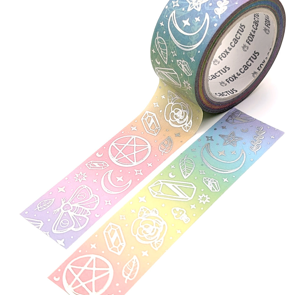 Witchy Vibes (Rainbow) Washi Tape (Holo Foil)