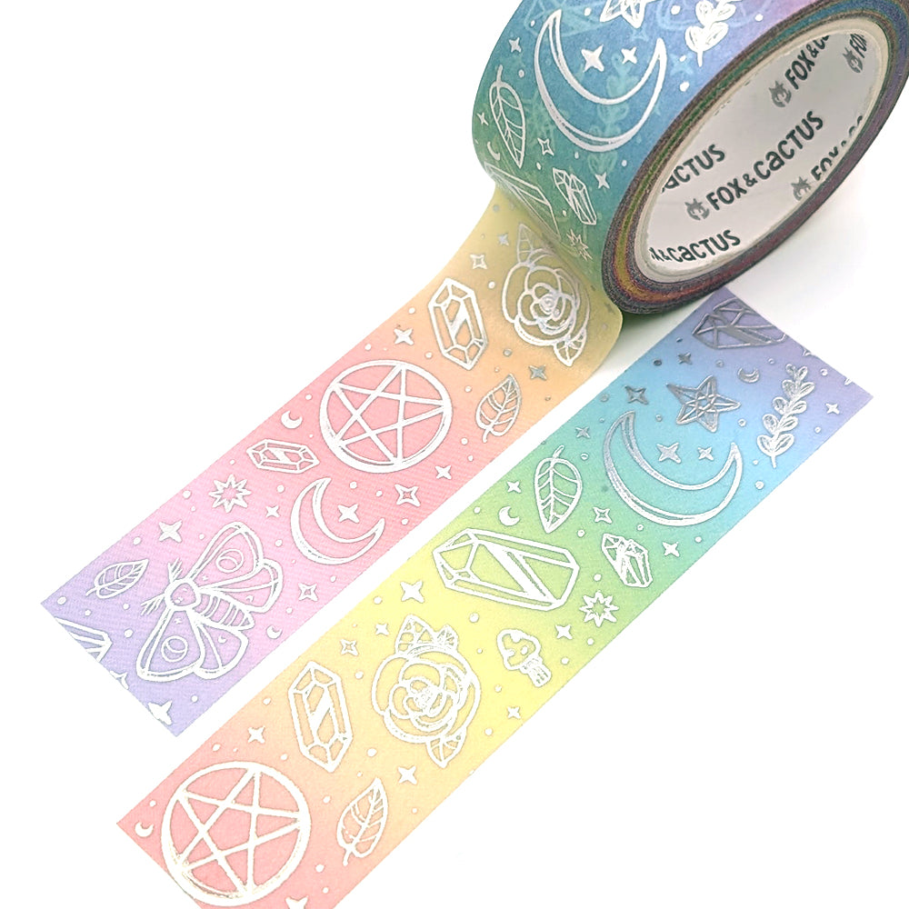 Witchy Vibes (Rainbow) Washi Tape (Holo Foil)