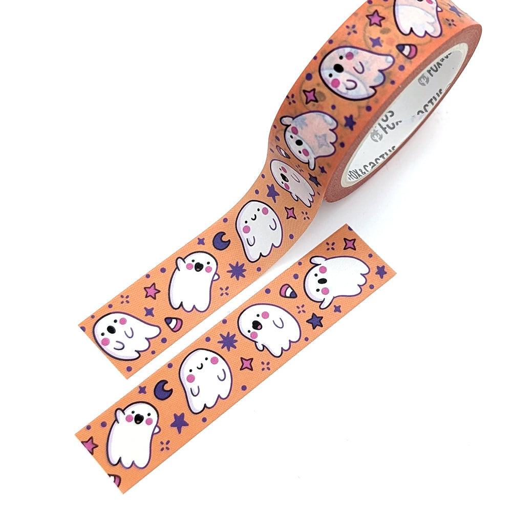 Party Ghosts (Orange) Washi Tape