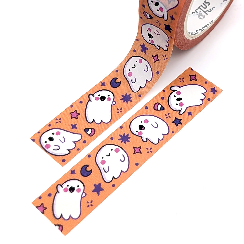 Party Ghosts (Orange) Washi Tape