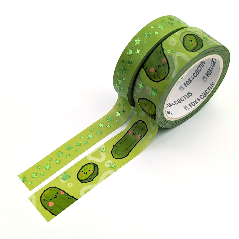 Twinkle (Pickles) Washi Tape (Green Foil) (RETIRED)