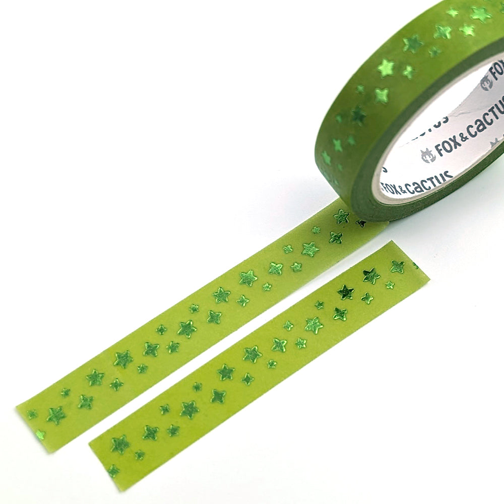 Twinkle (Pickles) Washi Tape (Green Foil) (RETIRED)