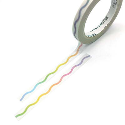Rainbow Squiggles Washi Tape
