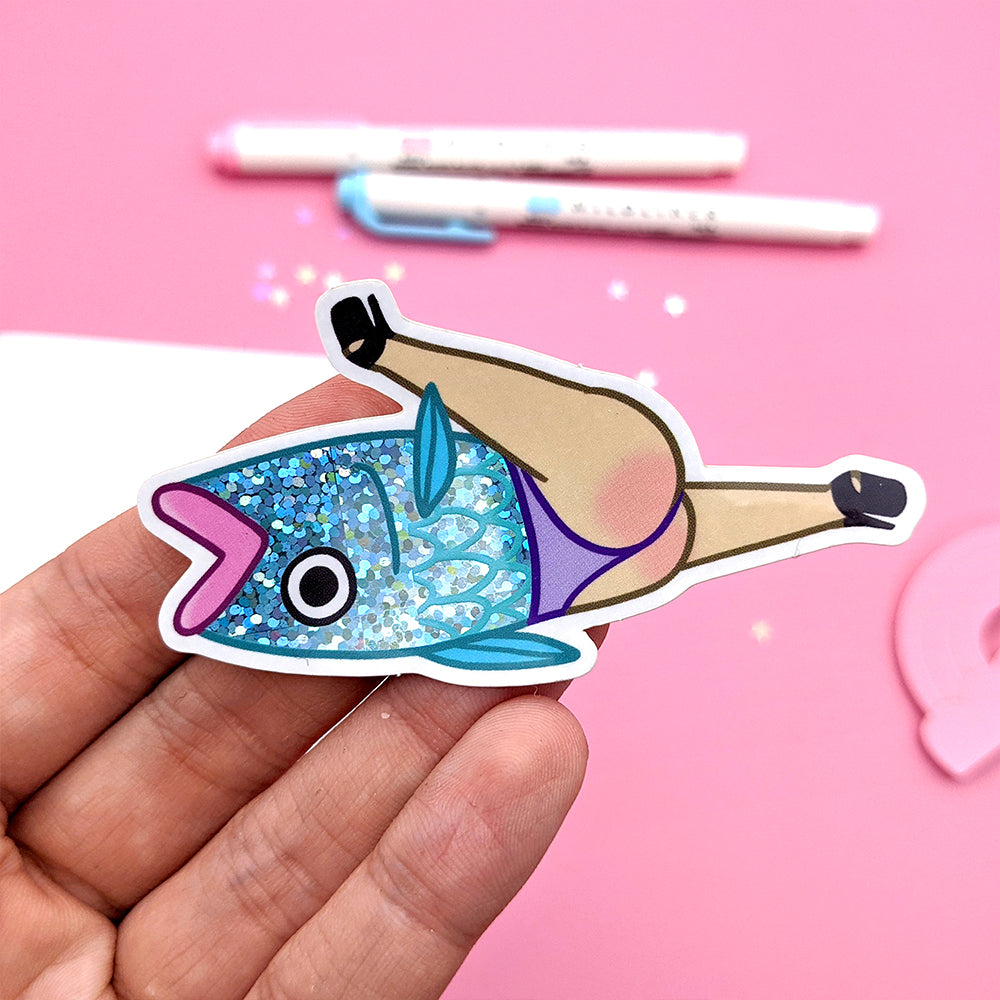 Reverse Mermaid (Heels) Vinyl Stickers (RETIRED)